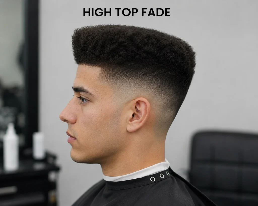high top fade