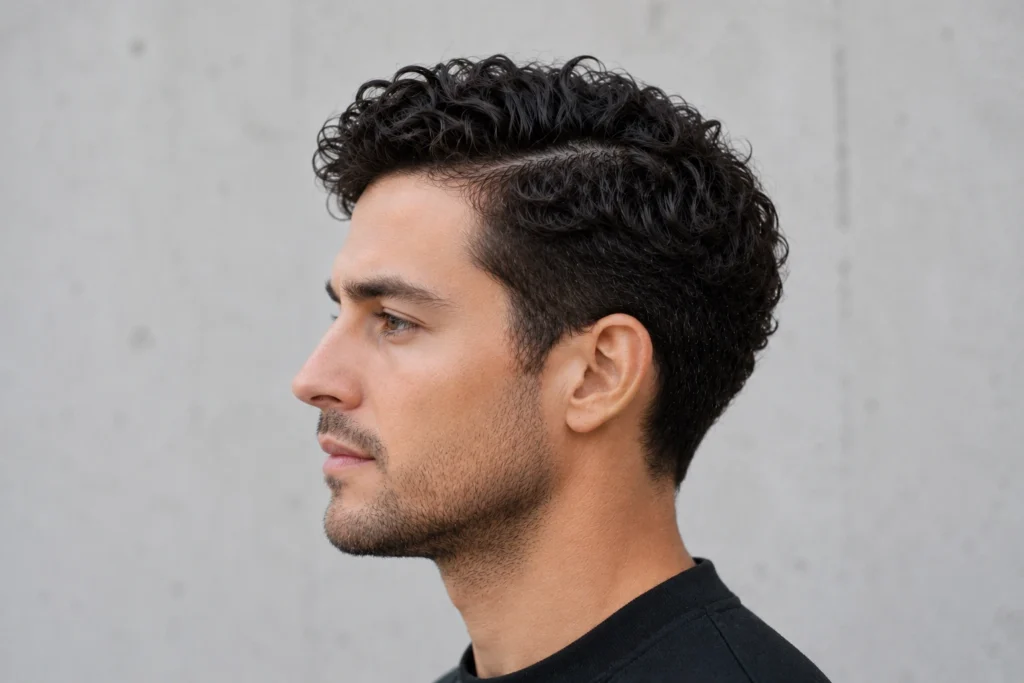 Comb Over Haircut — Best Styles, Cuts & Hairstyles for Men comb over curly hair
