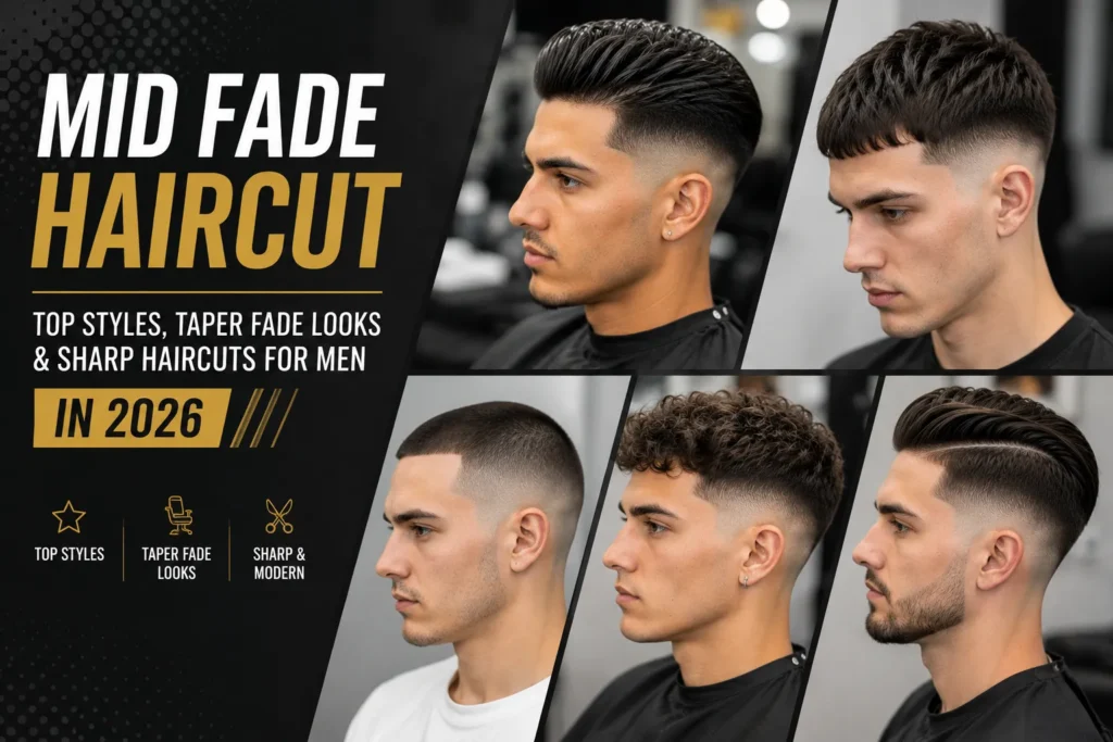 Mid Fade Haircut: Best Styles, Cuts & Trends for Men in 2026 mid fade haircut